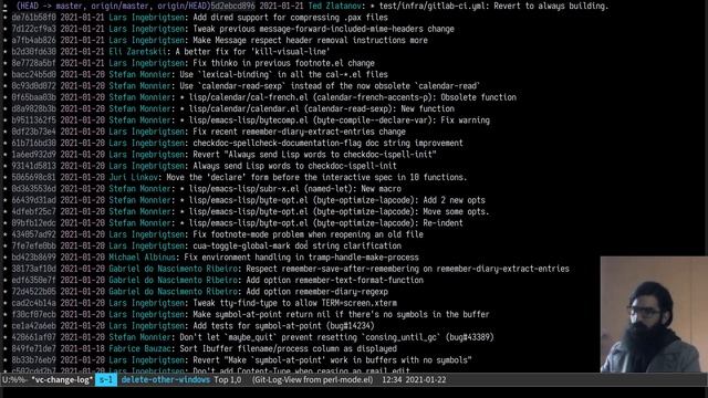 Emacs: vc-git extras смотреть онлайн
