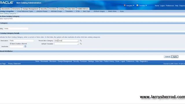 PDH Item Catalog Category Creation, Oracle Applications Training смотреть онлайн