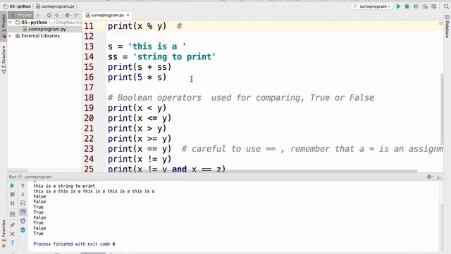 05 - Python operators смотреть онлайн