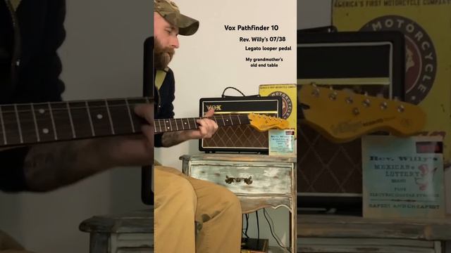 Vox Pathfinder 10 with Rev. Willy’s Mexican lottery strings. #dunlopstrings #voxamplification смотреть онлайн