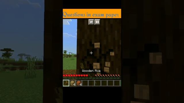 Minecraft taught in school and given for homework and question in question paper #shorts смотреть онлайн
