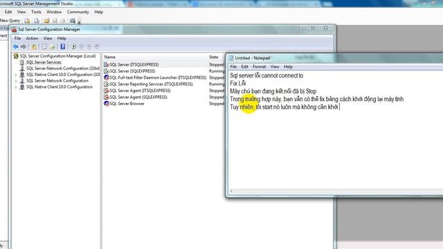 Hướng dẫn fix lỗi không thể kết nối tới SQL Server (cannot connect to... ITExpress.vn) смотреть онлайн