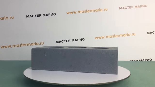 Поревит Кирпич лицевой силикатный Серый пустотелый одинарный смотреть онлайн