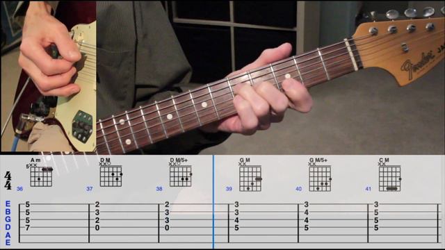 DC5 - Because - Guitar Cover With Tabs смотреть онлайн