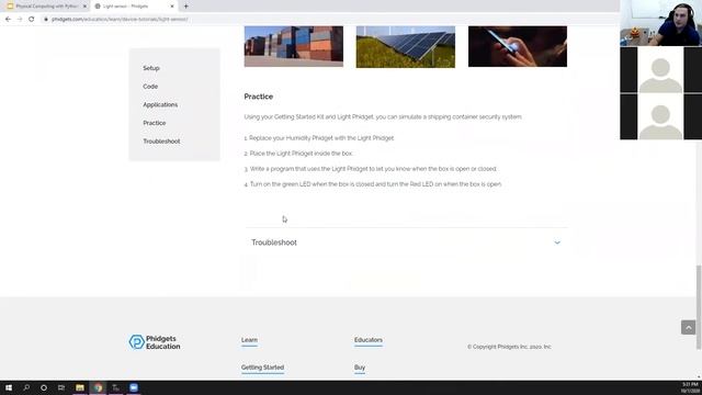Webinar - Advanced Sensors with Python (October 7, 2020) смотреть онлайн