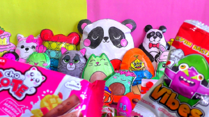 Что внутри антистрессов из бумаги Ищу сюрпризы в коллекции сквиши и выкидываю старые