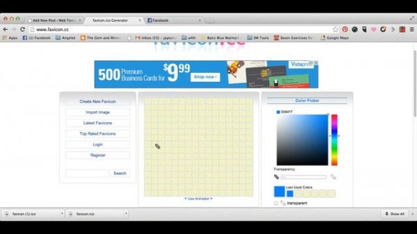 Create Favicons with Favicon.ico Generator