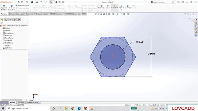 Swivel Machine Vice In Solidworks Full Tutorial With Assembly And Mootion Study *Solidworks Tutoria