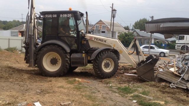 Аренда экскаватора-погрузчика Terex в Краснодаре смотреть онлайн