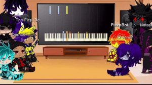 My Ocs react to RUSH E| Gacha Club