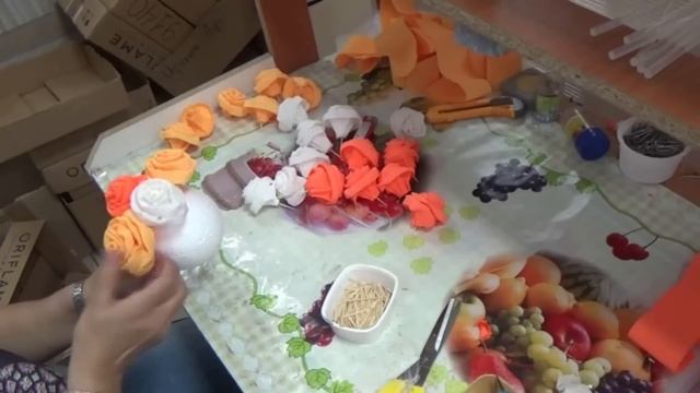 Мастер - класс. "Цветочный шар" для праздничного декора смотреть онлайн