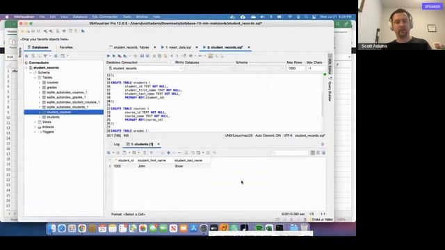 SQL from Scratch w Northwestern Mutual's Associate Data Science Director смотреть онлайн