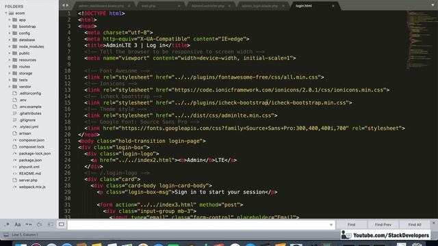 #4 Make Advance E-com Website in Laravel 6.0 | Admin Panel | Merge AdminLTE 3 | Admin Login Design смотреть онлайн