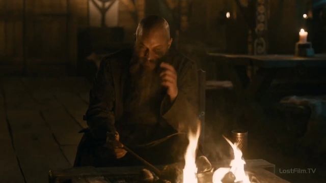 Рагнар прощается с Лагертой.Викинги