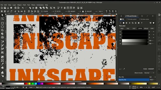 Уроки по Inkscape: Создаем текстуры и кисти / Textures and brushes in Inkscape смотреть онлайн