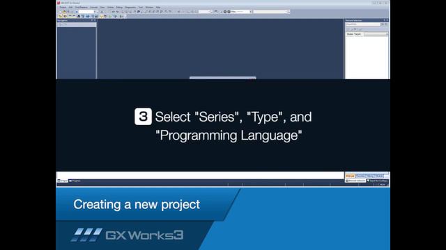 MELSOFT GX Works3 Tutorial No 1- New Project - Mitsubishi Electric смотреть онлайн