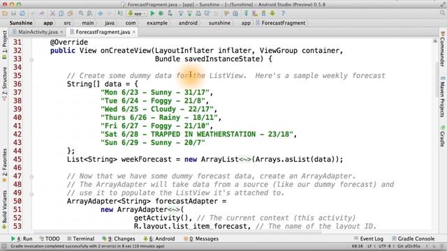 Move to AsyncTask - Developing Android Apps смотреть онлайн