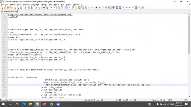 Oracle Cloud Applications- Fusion (SaaS)- Inventory Item Master - Tables смотреть онлайн