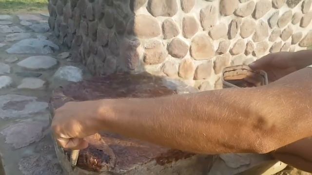 Восстанавление старого колодца своими руками .Обложил камнем колодец. Реставрация хутора смотреть онлайн