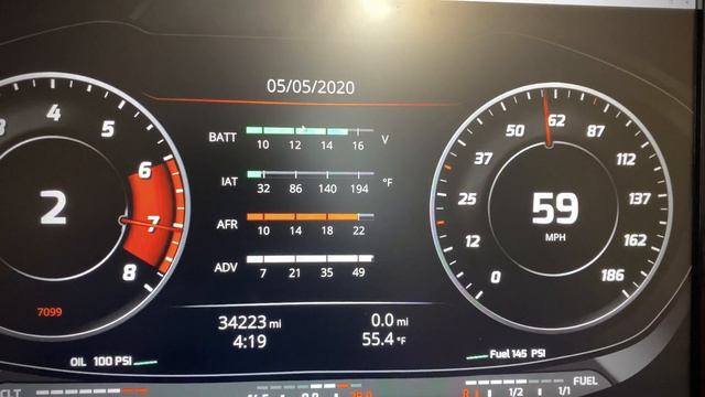 RealDash Audi virtual cockpit color change смотреть онлайн
