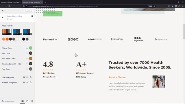 How To Use The RGBA Color Picker In Astra Theme | WordPress Tutorial смотреть онлайн