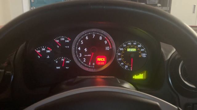 2005 Ferrari F430 Cold Start Cockpit Instrument Cluster смотреть онлайн