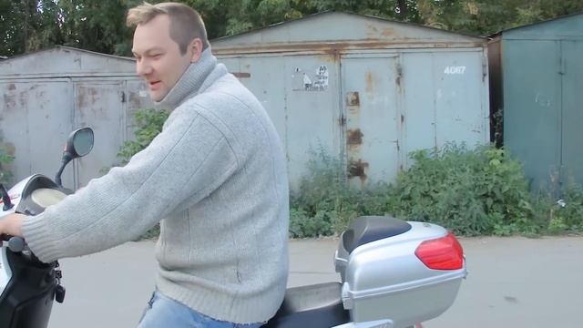 Тест драйв Электро скутера Санра S Китай. 800 Ватт 48в смотреть онлайн