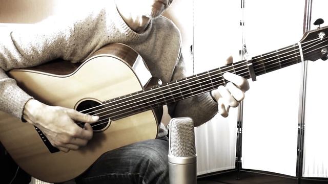 Chinatown Love Theme on baritone guitar смотреть онлайн