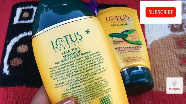 Lotus Kera Veda Shampoo And Conditioner Honest Review|lotus Shampoo Review|deepa Know.