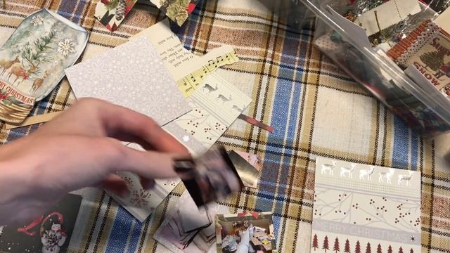 Pocket filled junk journal layout / 6 days of Junkmas / December Daily смотреть онлайн