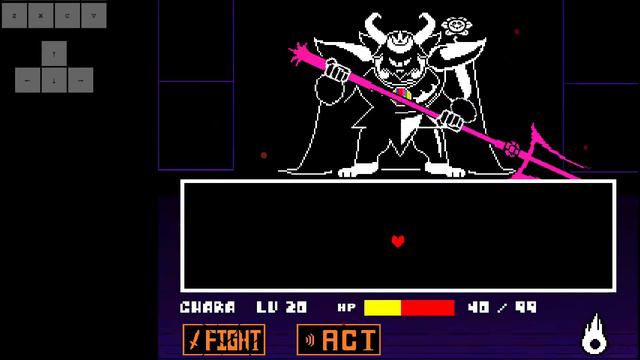 Genocide Asgore Remake NO HEAL смотреть онлайн