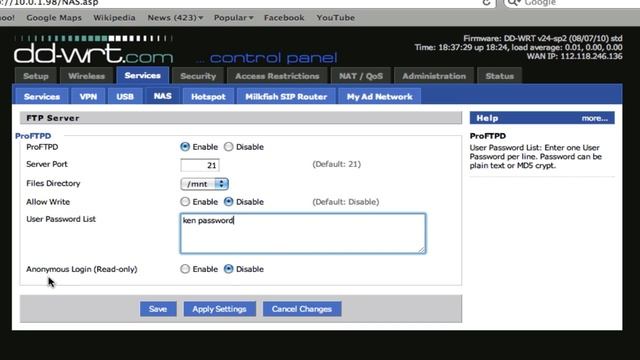 DD-WRT USB sharing and proftpD смотреть онлайн