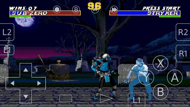 Ultimate Mortal Kombat 3 (Mega Drive) (rom Hack) Cyber Sub-Zero Playthrough.
