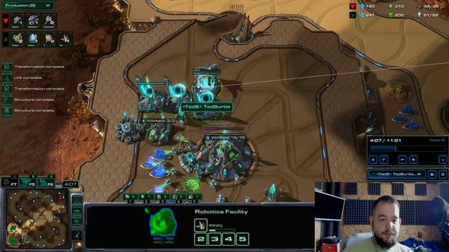 Протоссы ГАЙД : Билд в КОЛОССОВ против ТЕРРАН старкрафт 2 TED смотреть онлайн
