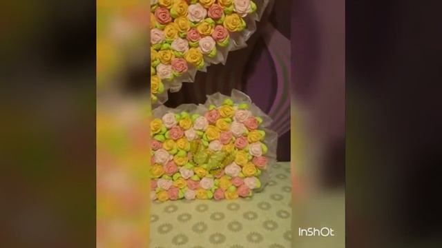 Объёмная цифра на день рожденья из гофрированной бумаги. смотреть онлайн