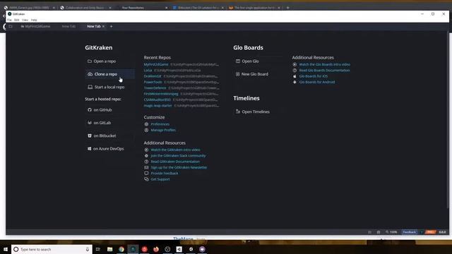 Collaboration and Unity Basics Part 1 - 3/7 (Explanation of Git using a GUI, GitKraken) смотреть онлайн