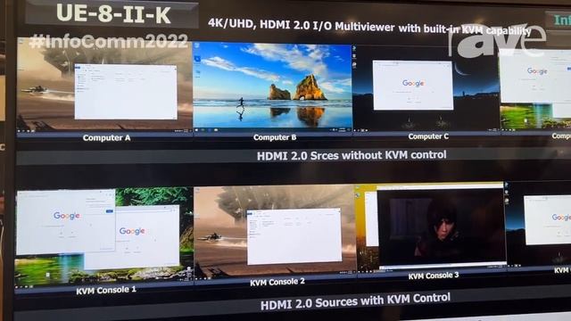 InfoComm 2022: Apantac Breaks Down Its UE-8-II-K 4K Multiviewer with Built-In KVM Control смотреть онлайн