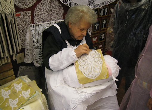 Буранские (Венецианские) кружева. Бурано. Венеция. Италия. смотреть онлайн