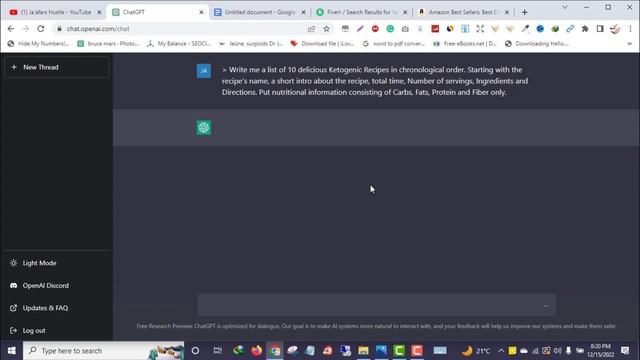 How To Make Money With ChatGPT Writing Cookbooks (OpenAi Chat GPT Tutorial) смотреть онлайн
