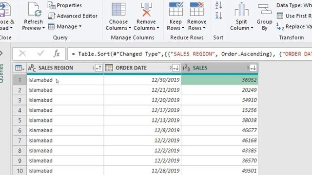 Sorting Data in POWER QUERY in Excel / POWER BI (Urdu / Hindi) смотреть онлайн
