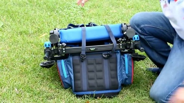 Кресло Волжанка (Volzhanka) D 25 Compact, педана и рюкзак Волжанка Про спорт (Volzhanka ProSport).