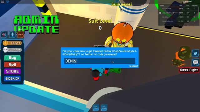 ALL NEW *SECRET* ADMIN CODES! ? ADMIN UPDATE! ⌨️ Roblox Superhero Simulator ? NEW UPDATE 11! ? смотреть онлайн