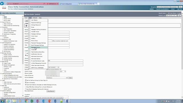 How to forward voicemail to email in Unity Connection смотреть онлайн