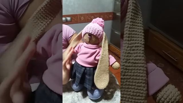 Мой новый зайка тильда крючком??? смотреть онлайн