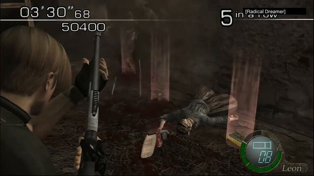 Resident Evil 4 PS4 Pro Mercenaries Village 136k Leon 60fps смотреть онлайн