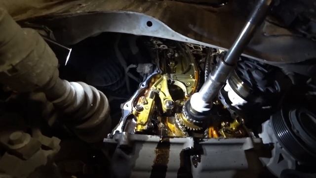 Меняем цепь ГРМ Honda Accord 9