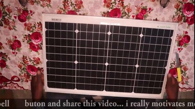 50 W Loom Solar Panel UN Boxing &Review In Kannada ¦¦ G Tech Kannada