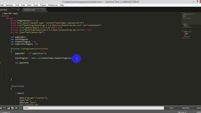 Bootstrap Pagination - utilizando jquery, php, MySql y ajax смотреть онлайн