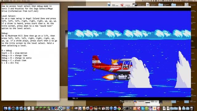 Cheats and Tricks How to Enable Level Select and Debug Mode in Sonic 3 and Knuckles! смотреть онлайн