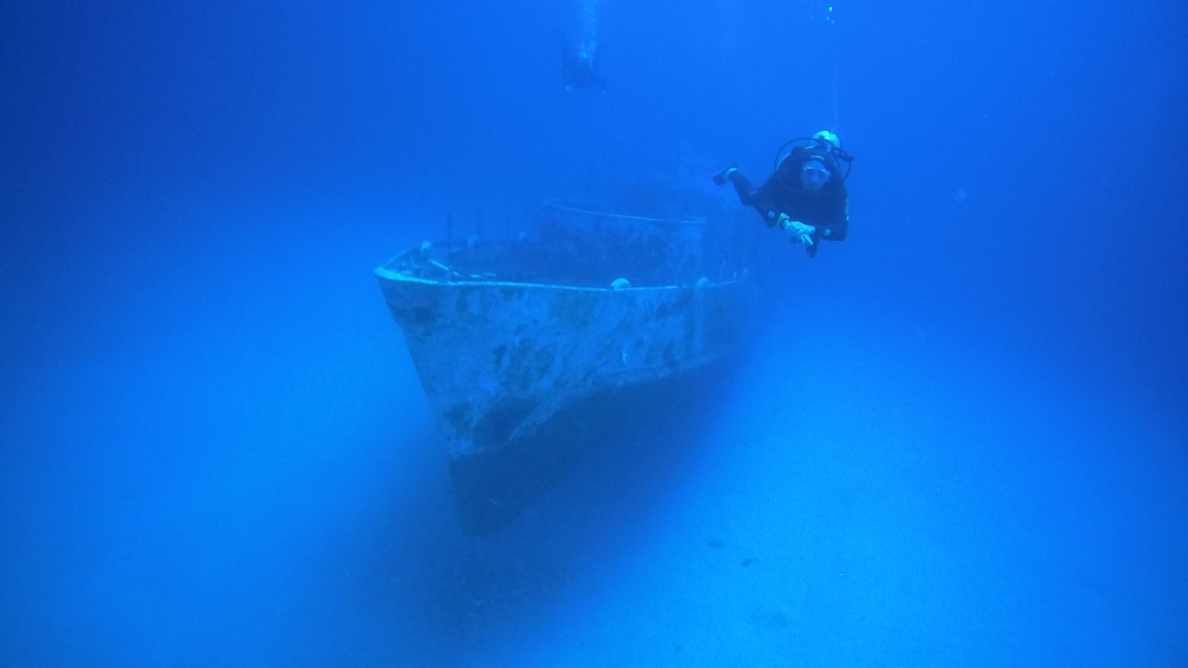 Дайв на военный корабль в Средиземном море